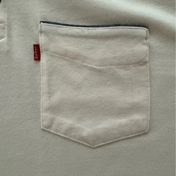 Levis Shirt Mens XXL Pink Short Sleeve Button Up Casual Cotton Adult - Picture 4 of 4